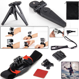 13 in 1 accessoires kit set gopro go pro hero 7 8 9 10 + case