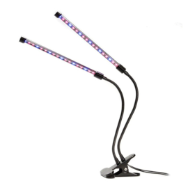 LED kweeklamp kweek groei bloei lamp planten + timer *2x arm*