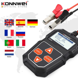 Batterij accu tester auto motor accutester uitlezen 12v 12volt