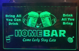 Home bar neon bord lamp LED cafe verlichting reclame lichtbak