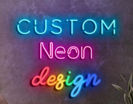-Op maat gemaakt- custom NEON led bord verlichting *kleur + maat naar keuze*