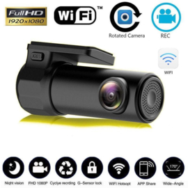 Dashboardcamera nachtzicht dash cam dashcam + WIFI FULL HD