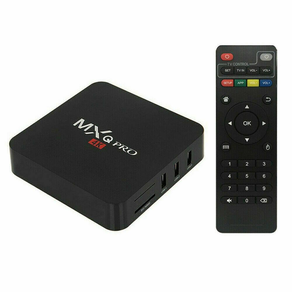MXQ PRO Android 12 tv box mediaspeler IPTV +5G smart 4K 1/8GB *2025*