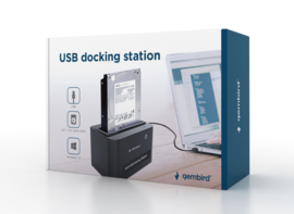 Docking station SATA HDD SSD harde schijf 2.5 + 3.5 inch usb dock