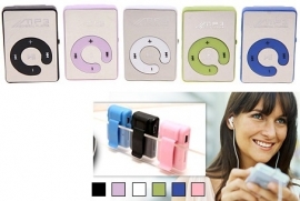 MP3 speler mini shuffle draagbaar sport micro sd + clip *5 kleuren*