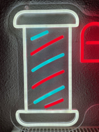 Kapper barber neon sign bord LED lichtbord verlichting lamp XXL #1