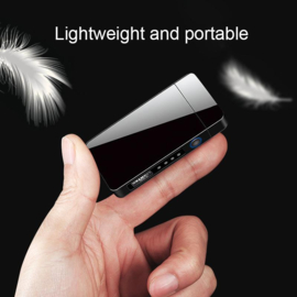 Plasma USB aansteker elektrisch oplaadbaar arc + LED *MAT ZWART*