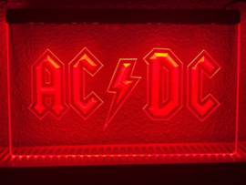 ACDC rock muziek neon bord lamp LED verlichting reclame lichtbak