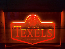 Texels bier neon bord lamp LED  verlichting reclame lichtbak