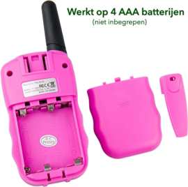 Walkie talkie walkietalkie portofoon kinderen 5KM *2 stuks* roze