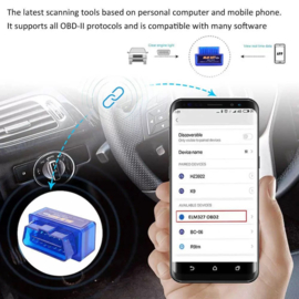 ELM327 ELM 327 OBD2 uitlezen scanner auto BLUETOOTH + CD