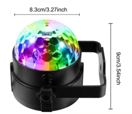 Disco bal bol verlichting licht LED lamp + VOICE & AFST. RGB