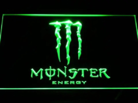 Monster Energy neon bord lamp LED verlichting reclame lichtbak XL *40x30cm*