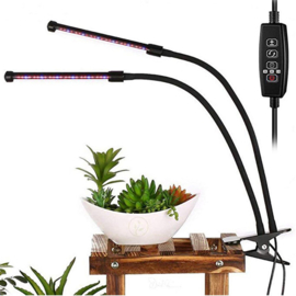 LED kweeklamp kweek groei bloei lamp planten + timer *2x arm*