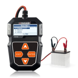 Batterij accu tester auto motor accutester uitlezen 12v 12volt