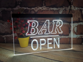 OPEN bar neon bord lamp LED verlichting reclame lichtbak