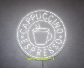 Cappuccino NEON bord led lichtbord verlichting lamp lichtbak XXL
