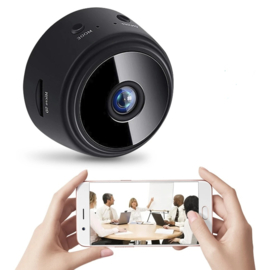 Wifi mini camera magneet magnetisch FULLHD + APP *zwart*