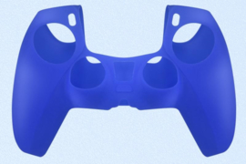 Silicone hoes skin case cover voor PS5 playstation 5 controller *blauw*