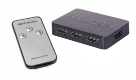 4 poort HDMI switch splitter hub verdeler + afstandsbediening