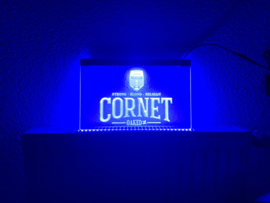 Cornet neon bord lamp LED verlichting reclame lichtbak bier