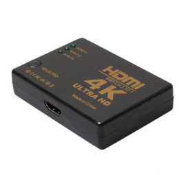 4K HDMI splitter verdeler 3x ingang switch hub + afstandsbediening