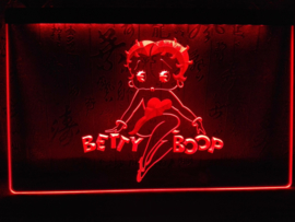 Betty Boop neon bord lamp LED verlichting reclame lichtbak XL *40x30cm*