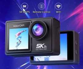 5K actioncamera sport action camera gopro 12 13 EIS touch *zwart*
