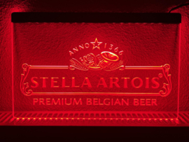 Stella Artois neon bord lamp LED cafe verlichting reclame lichtbak