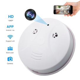 Spy verborgen camera FullHD rookmelder + WIFI & APP