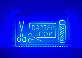 Kapsalon kapper barber neon bord lamp LED verlichting lichtbak #2
