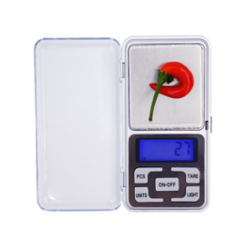 Mini precisie digitale pocketscale weegschaal 0,1 t/m 1000 gram LCD 0,1