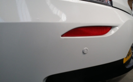 Parkeersensoren parkeer sensoren auto achter inbouw LED scherm *WIT*