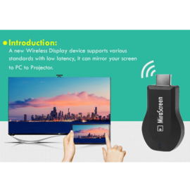 Mirascreen smart tv wifi mediaspeler (ezcast chromecast apple tv miracast vervanger)