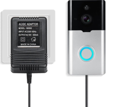 Stekker adapter video wifi deurbel voeding Ring + Eken + Eufy 5M