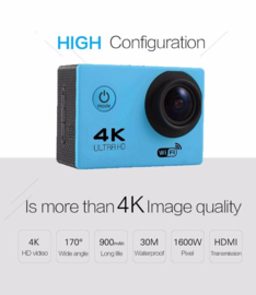 Ultra HD 4K action actie pro camera actioncamera go + WIFI