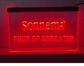 Sonnema neon bord lamp LED verlichting reclame lichtbak bier #1