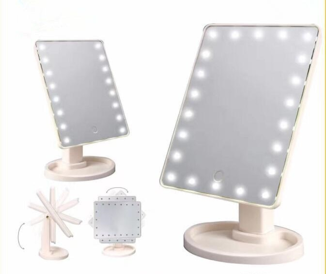 Minnaar grafiek Vriend Make up spiegel +LED 360 graden makeup make-up verlichting *3 kleuren* #2 |  Gezichtsverzorging | xxlshop.nl