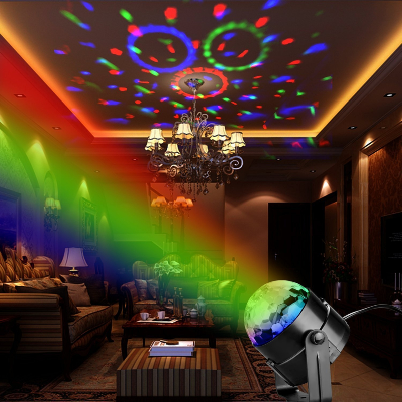 Crystal magic ball disco rgb led discobol discolamp 180 | verlichting |