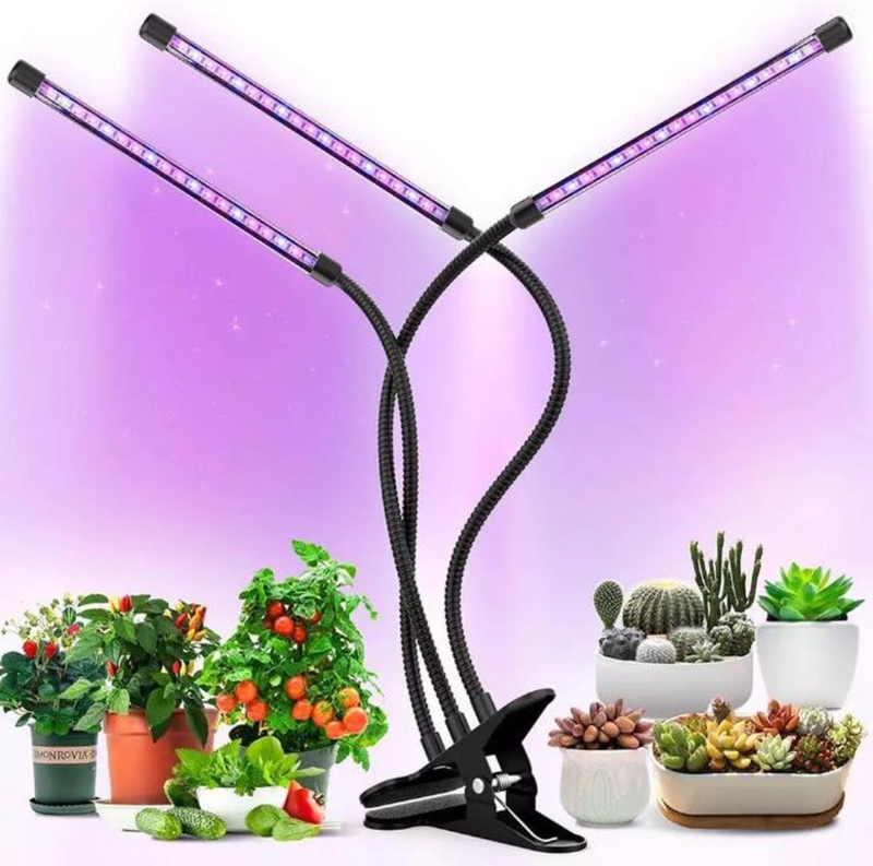 vuist mooi zwaard LED kweeklamp kweek groei bloei lamp planten + timer *3x arm* | Kweeklampen  | xxlshop.nl