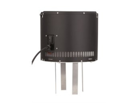Rookgasventilator Draftbooster – Zwart – Voor Houtkachels en Inbouwhaarden