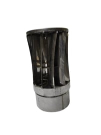 Ø150mm Insteek draaikap RVS