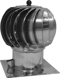 Turbowent met bodemplaat 150 mm