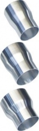 aluminium reducer 80mm naar 70mm hm 80-70
