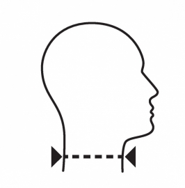 Halskraag - Nekbrace Ortel C1 Anatomic 9 cm hoog