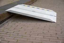 Aluminium opvouwbare drempelhulp - oprijplaat