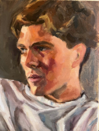 Portret olieverf