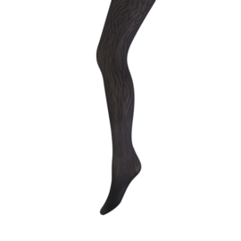Panty Marianne Zebra print zwart