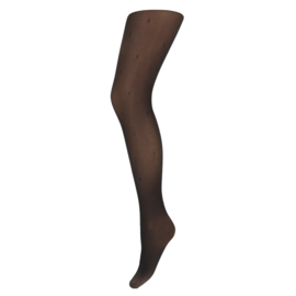 Marianne panty brown met transparant look