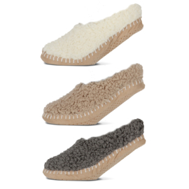 Basset fleece pantoffels